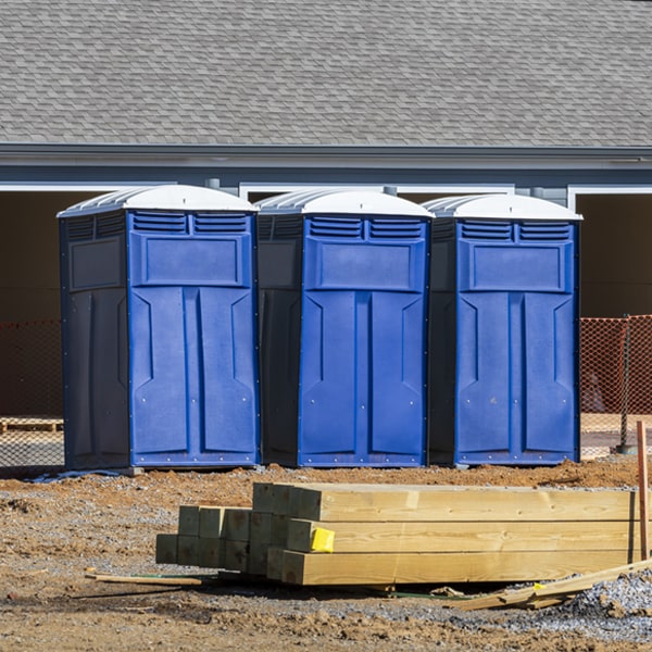 how can i report damages or issues with the porta potties during my rental period in Urbana IL